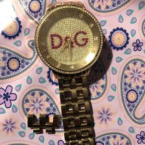 Dolce and Gabanna gold watch